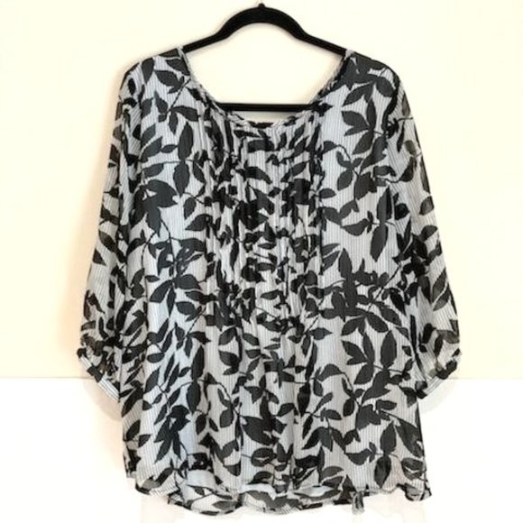 Q & A Tops - Q&A Stitch Fix Blouse 2X